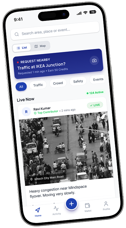 RealLok app – live feed